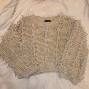 MAJORELLE Fringe Sweater